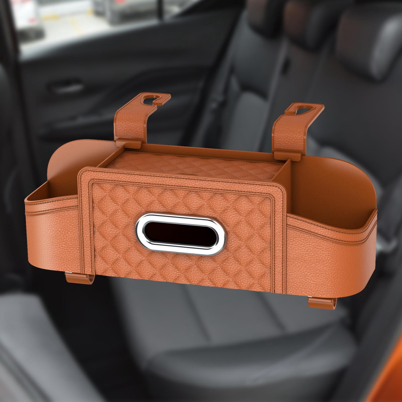 Baoblaze Car Backseat Organizer Storage Box Auto Interior Decoration Drink Cup Holder Yellow