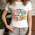 thumbnail image 3 of Funny Bunny Teacher Shirt – Colorful Spring Classroom Graphic T-Shirt, Asphalt, 2XL, 3 of 6