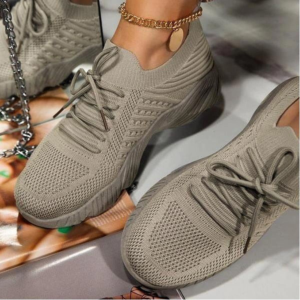 Womens Running Shoes Women's Slip on Sneakers - Casual Comfortable Nurse Tennis Shoes-kaqi||40,Women Shoes Casual Flat Bottom Wedges Shoes