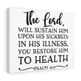 thumbnail image 4 of Scripture Walls Psalm 41:3 The Lord Will Bible Verse Canvas Christian Wall Art Ready to Hang Unframed, 4 of 11