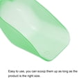 thumbnail image 5 of Uxcell Plastic Ice Maker Flour Shovel 12oz Ice Scoop Green, 4Pcs, 5 of 6