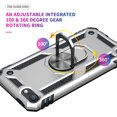 thumbnail image 2 of LAICAIW Compatible avec Coque iPod Touch 7/coque iPod Touch 6 avec 2 Protecteurs d'Écran HD, Coque Hybride Robuste Antichoc avec Support Intégré pour iPod Touch 7e/6e/5e Génération (Argent), 2 of 7