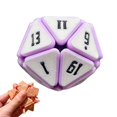 thumbnail image 6 of 1 Pcs Polyhedral Dice,20 Cube D&D Dice Set For RPG MTG Table Games Comfortable Perfect Bouncer, Real Scene Spell Polyhedral Dice,3D Printed The Stress Dice D&D For Dice Set, 6 of 9