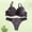 hwj# Black99, variant on Womens Bras Lace Embroidery Color Block Patchwork Underwear Set Full Coverage Plus Size Bra Panty Thong 2 Piece Cozy Outfits Soft Bralettes Underwear,Purple,36BC