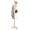 Golden-8 Hooks, variant on Modern Metal Coat Rack Stand, Coat Rack Freestanding with Natural Marble Base, Sturdy Heavy Duty Coat Racks with 8 Hooks, Black Coat Hall Tree Stand for Entryway, Office