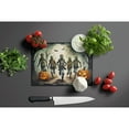 thumbnail image 2 of Zombies Spooky Halloween Glass Cutting Board Large 12 in x 15 in, 2 of 5