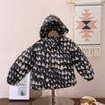 thumbnail image 5 of Hicidod Baby Down Coat Hooded Light Winter Thicken Warm Jacket Hooded Windproof Zip Up Puffer Coats Outwear 2025, 5 of 6