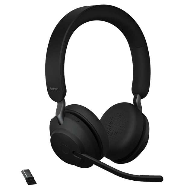 Auriculares inalámbricos Jabra Evolve2 65 MS con Link380a Black