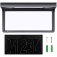 thumbnail image 1 of House Number Sign Solar Light Sign Plaque Hanging Solar Address Plaque, 1 of 8