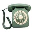 thumbnail image 3 of Teléfono fijo Baoblaze con pulsador estilo retro clásico verde, 3 of 8