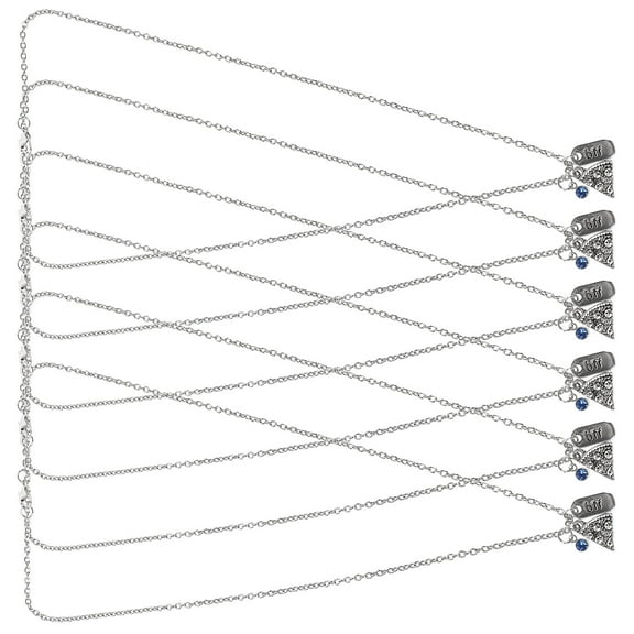 ELAYARD 6Pcs Matching Necklaces Alloy for Friendship Design