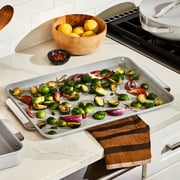 Caraway Non-Stick Ceramic Baking Sheet Duo - Naturally Slick Ceramic Coating - 18 x 13 Large & 15 x 10 Medium - Sage