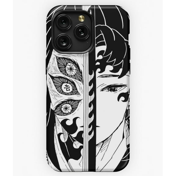 Sun and Moon Yoriichi Kokushibo G1498 Phone Case for iPhone17 16 15 14 13 12 11 Pro Max