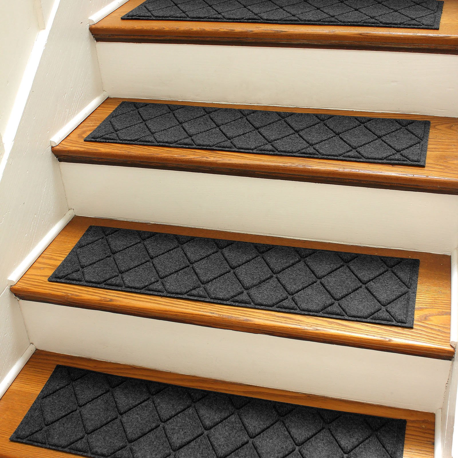 Bungalow Flooring Argyle Indoor Outdoor Stair Treads Set Of 4 Walmart Com Walmart Com