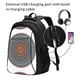 thumbnail image 2 of Balery Mandala Mochila con carga USB para hombre y mujer - Mochila impermeable y antirrobo para laptop con puerto USB para viajes, trabajo, 2 of 7