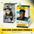 thumbnail image 3 of Schwarzkopf Got2b Metallics Permanent Hair Color, M75 Cosmic Teal, 3 of 14