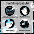 thumbnail image 5 of A Little Boo Is Almost Due Backdrop Halloween Baby Shower Decorations for Boy and Girl Halloween Ghost Themed Background Decor, 5 of 6