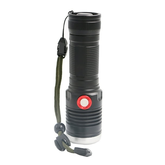 Wosthever Linterna eléctrica Material Premium Brillo recargable T6 LED Antorchas portátiles Linterna de aventura de alta intensidad Ropa Deportiva, Zapatos