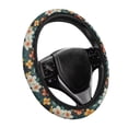 thumbnail image 6 of Uorisanigo Hibiscu Car Steering Wheel Protector Fashion Steering Wheel Cover for Women Easy to Install Car Wheel Covers for SUV Vehicle Sedan Breathable Car Accessories Gift for Daughter, 6 of 8