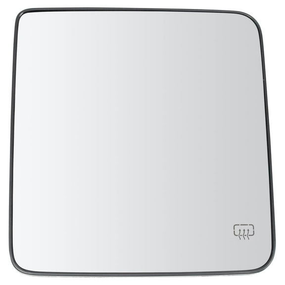 TRQ Exterior Mirror Glass Power Heated Driver Side for Jeep Gladiator Wrangler MGA09918