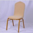 thumbnail image 3 of Funda para silla de comedor de una pieza universal Funda para silla de banquete para hotel Beige Sunnimix Cubierta de la silla del comedor, 3 of 8