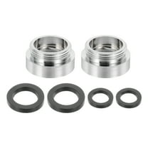 2Pcs Faucet Aerator Adapter, M24 Female to M22 Male with Washer, 13mm Length
