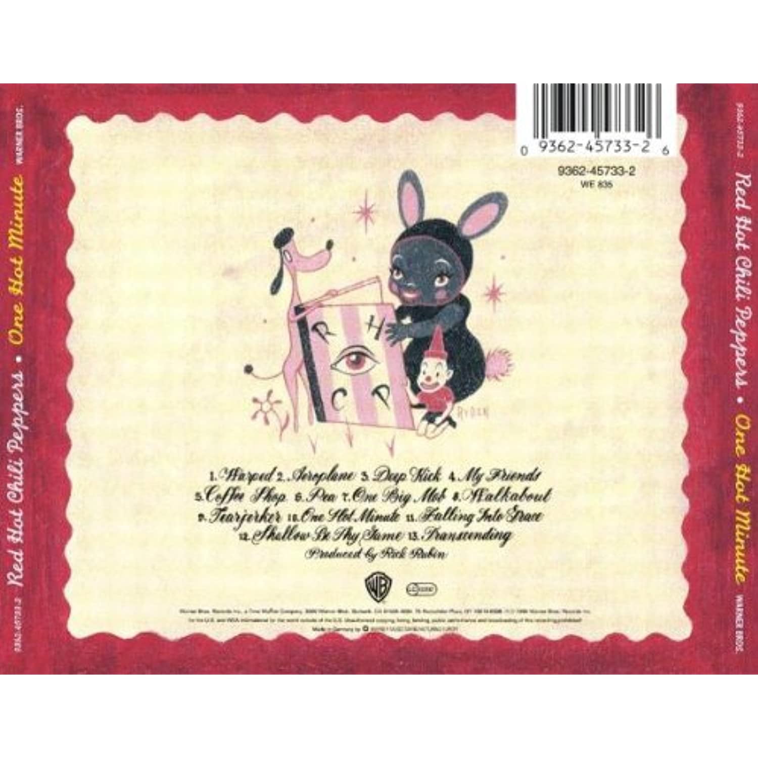 Red Hot Chili Peppers – One Hot Minute – Vinyl (Red w/ 3D