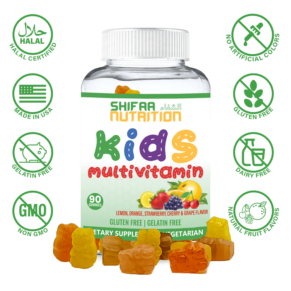 SHIFAA NUTRITION Halal & Vegetarian Gummy Vitamins For kids 13