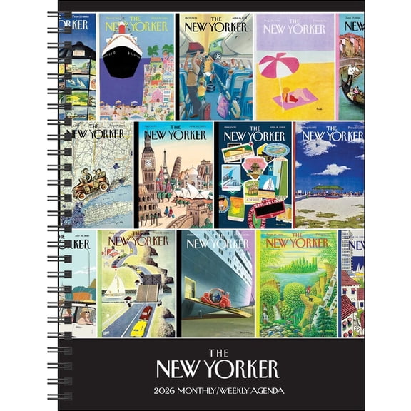 The New Yorker Magazine 2026 Monthly/Weekly Agenda Calendar, (Paperback)