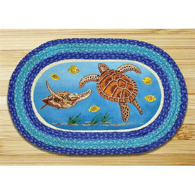 Earth Rugs 65-384ST Patch Ovale de Tortue de Mer