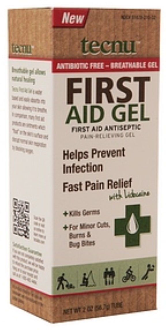 Tecnu First Aid Gel 2 oz (Pack of 6)