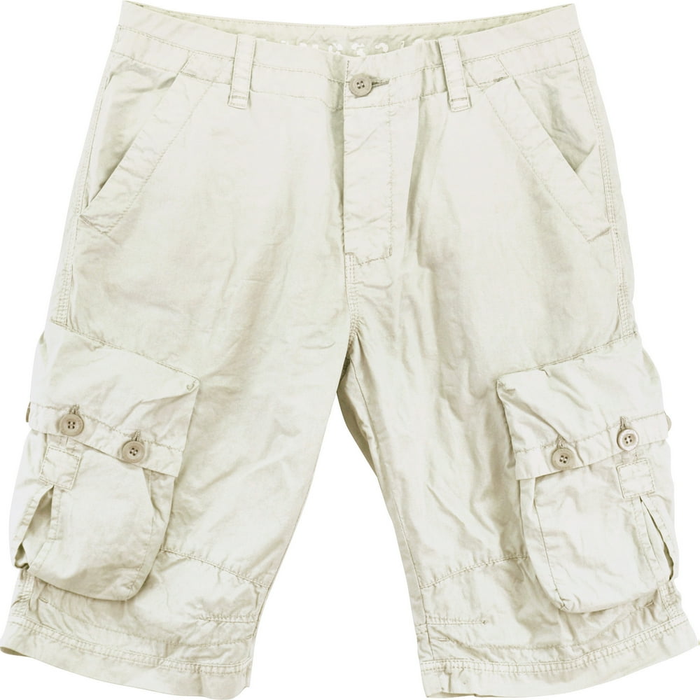 Stone Touch Jeans Mens Military Style White Cargo Shorts 616s Size