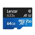 thumbnail image 1 of Tarjeta Lexar 633x 64GB TF Tarjeta Micro SD de alto rendimiento Class10, 1 of 8