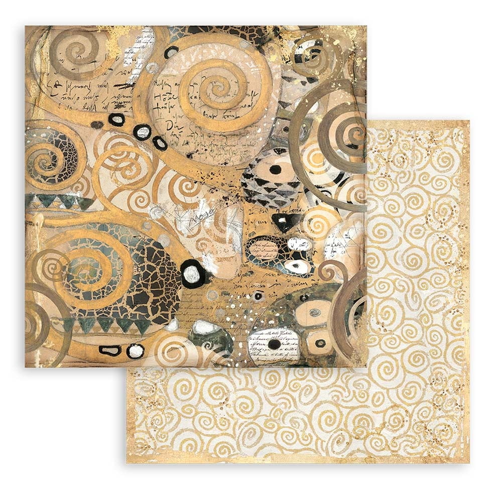 Stamperia Backgrounds Double-Sided Paper Pad 12"X12" 10/Pkg-Klimt