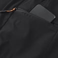 thumbnail image 4 of EOYWHK Khaki Shorts Men with Pockets Elastic Waist Mens Khaki Shorts Soft Lightweight Breathable for Workout Training Outdoor Sports Wear Black, Size L, 4 of 9