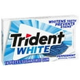 thumbnail image 5 of Trident White Peppermint Sugar Free Gum, 9 Packs of 16 Pieces (144 Total Pieces), 5 of 12