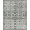 thumbnail image 3 of SAFAVIEH Beach House Bethanie Geometric Indoor/Outdoor Runner Rug, Blue/Creme, 2'2" x 10', 3 of 9