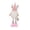 B, variant on Easter Bunny Figurine, Creative Dwarf With Long Ears, Faceless Pink Doll Decorative Display Piece for Easter Scene, Home, Nursery & Tabletop Decoration
