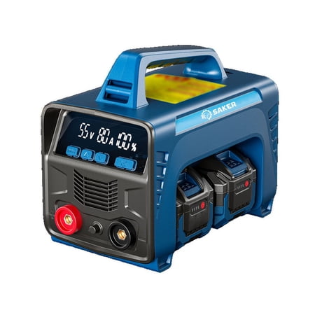Digital 3000W MIG/MMA Welder, DC Inverter Welding Machine, Fully Digitally Control with Wire Brush,Earthing Cable,Electrode Holder,Welding Gun,Digital Panel