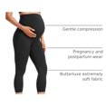 thumbnail image 4 of Pantalones CRZ YOGA Butterluxe Capri de Maternidad 21" Crop Negro Talle L, 4 of 6