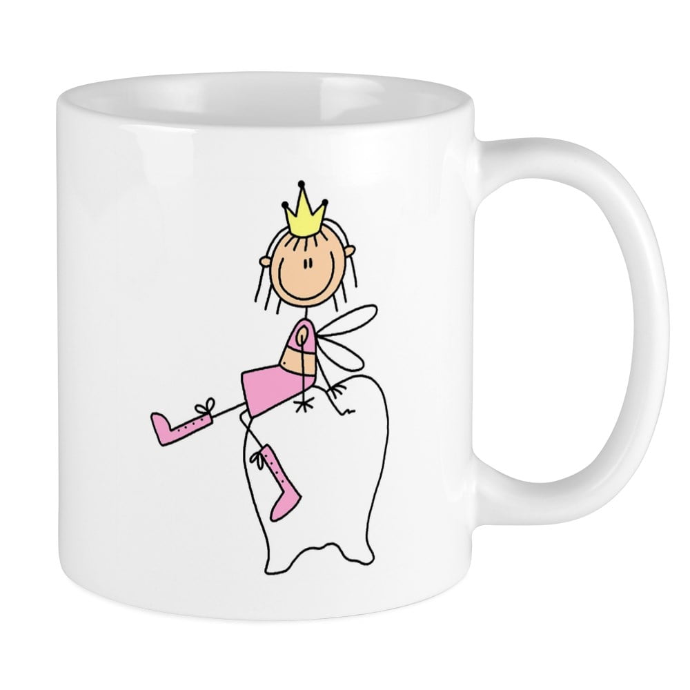 CafePress Tooth Fairy On Tooth Mug Unique Coffee Mug, Coffee Cup