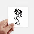 thumbnail image 1 of Dragon Animal Art Grain Outline Sticker Square Waterproof Stickers Wallpaper Car Decal, 1 of 1
