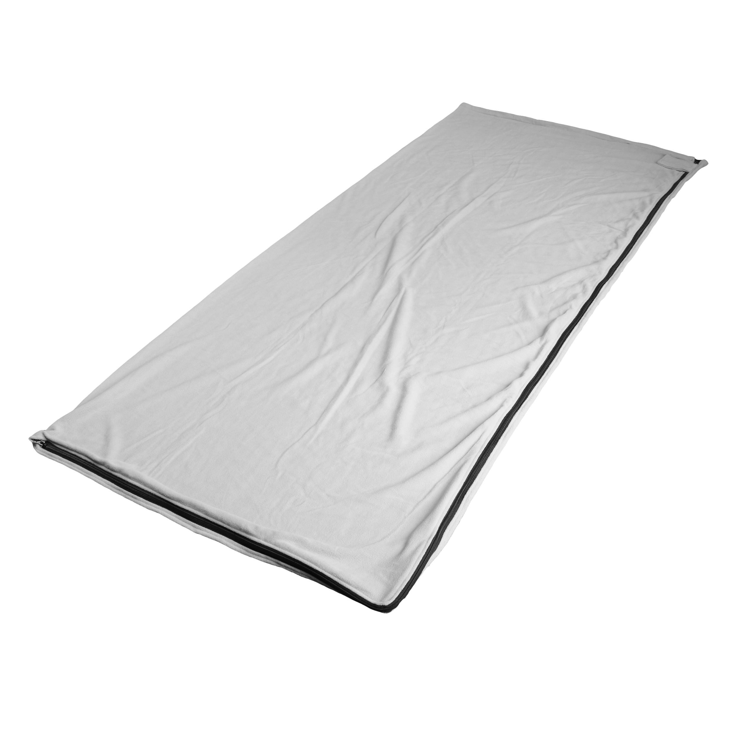 Microfiber Fleece Sleeping Bag Liner, Grey - image 2 of 7