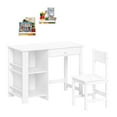 thumbnail image 3 of RiverRidge Kids Desk and Chair Set with Storage Cubbies Bookshelves and 2 Floating Shelves, 3 of 13