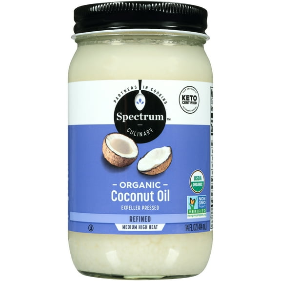 Spectrum Naturals Organic Refined Coconut Oil, 14 fl oz