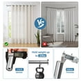 thumbnail image 2 of Urbanest 1" Adjustable Curtain Rod Set with Cap Finial Metal Window Drapery Rod, Modern Minimalist Design, 2 of 6