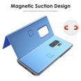 thumbnail image 4 of For Huawei P30 Lite P30 Pro Case Clear View Mirror Phone Case For Huawei Mate 30 Pro Lite Flip Magnetic Leather Stand Back Cover rose gold For P30 Pro, 4 of 6