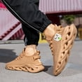 thumbnail image 4 of Linenghs Men's fashionable breathable mesh spiral sole comfortable height increasing running shoes, 4 of 7