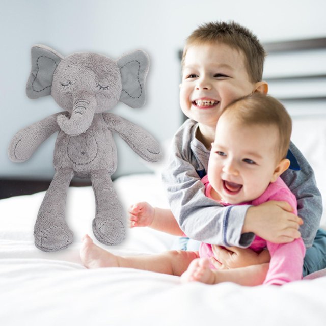 40cm lindo muñeco de peluche animales de peluche encantadores decoración de interiores muñecos de bebé de peluche cama cochecito muñeco de peluche gris CUTICAT juguetes de peluche