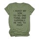 thumbnail image 1 of Camiseta de cuello redondo de moda para mujer, camiseta de manga corta, camiseta con estampado de letras, blusa Pompotops  hkajfhjk459377, 1 of 4